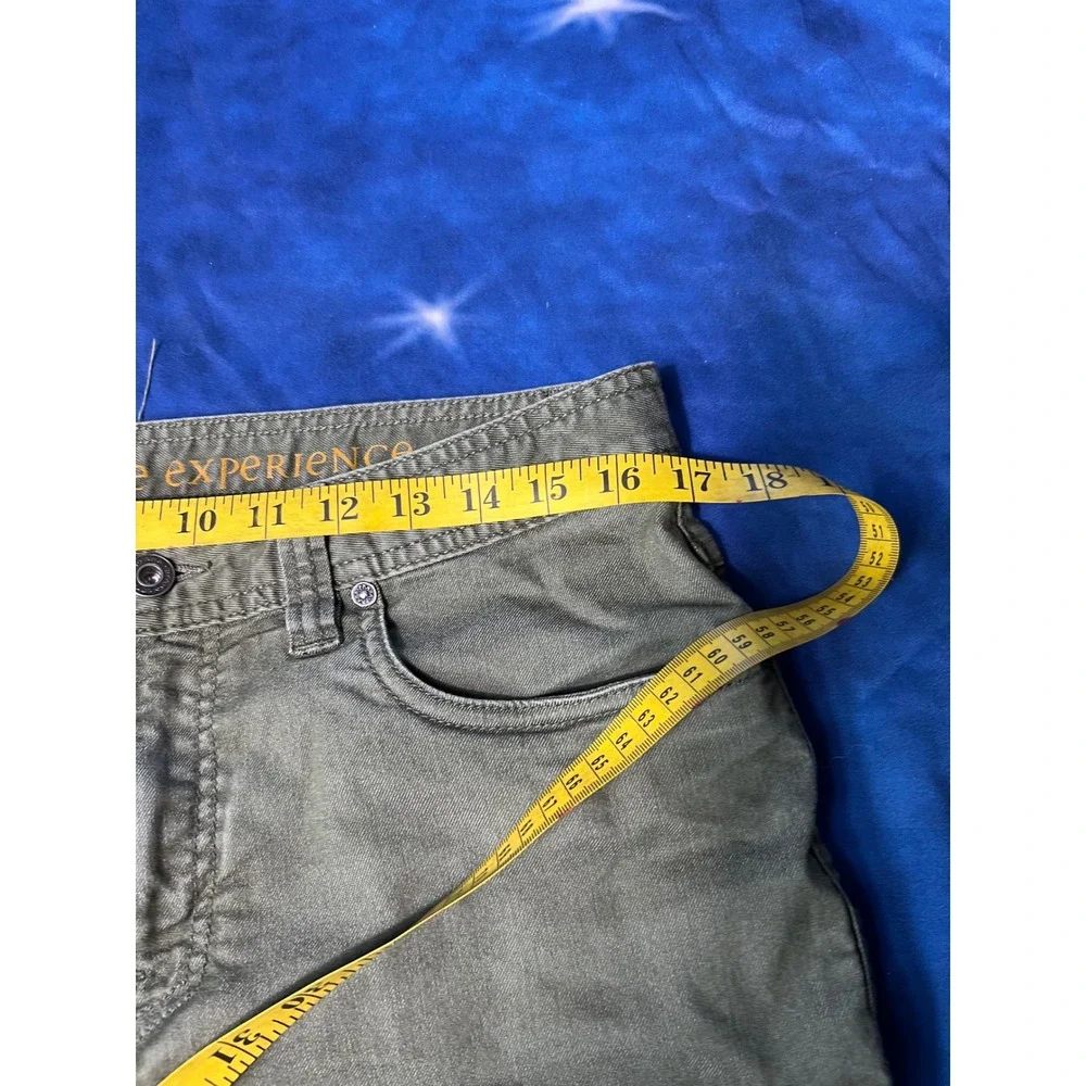 Prana Slim Fit Pants Mens 32x32 Olive Green Five Pocket Trousers